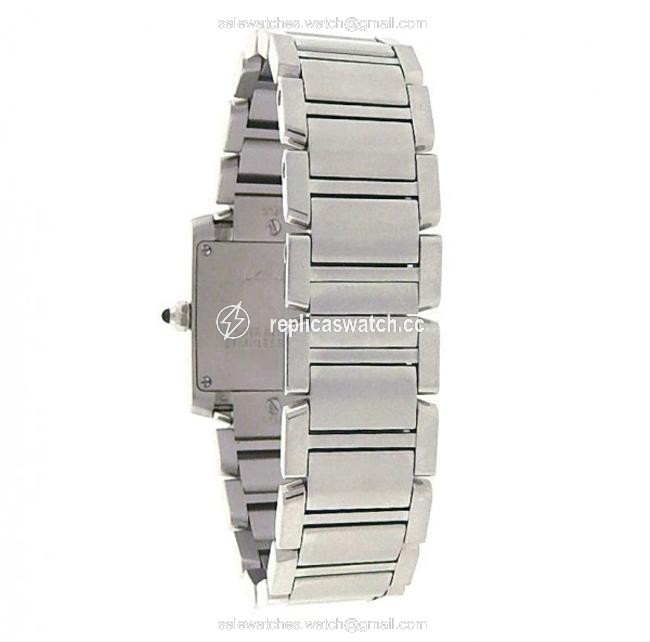Cartier White Tank Francaise W51008q3 Quartz Stainless Steel Ladies Watch Cartier White Tank Francaise W51008q3 Quartz Stainless Steel Ladies Watch