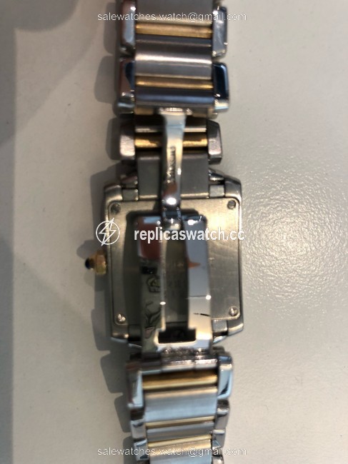 Cartier Silver Tank Francaise Stainless Steel Watch Cartier Silver Tank Francaise Stainless Steel Watch