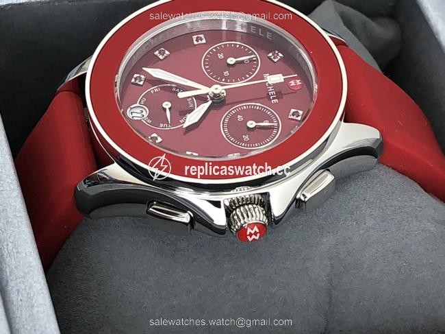 Michele Red Flash-sale Cape Chronograph Dial Mww27c000004 Watch Michele Red Flash-sale Cape Chronograph Dial Mww27c000004 Watch