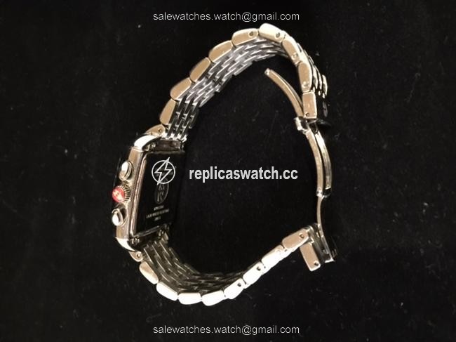 Michele Stainless Steel Urban Diamond Ladies Watch Michele Stainless Steel Urban Diamond Ladies Watch