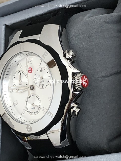 Michele Multicolor Jelly Black-friday-sale Tahitian Bean Large Black Watch Michele Multicolor Jelly Black-friday-sale Tahitian Bean Large Black Watch