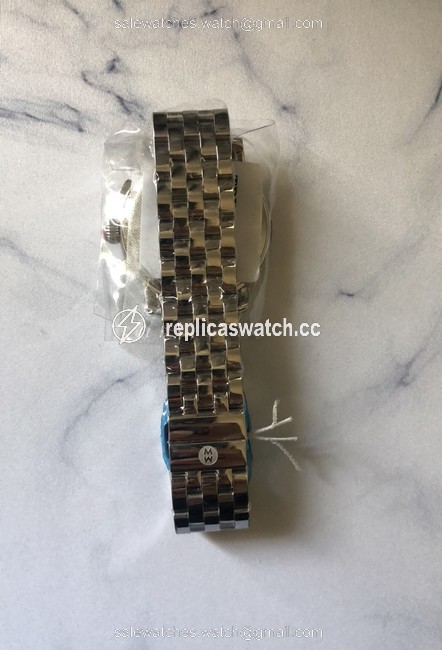 Michele Stainless Steel Womens uptown Mww25a000001 1/8 Ct Tdw Diamond Watch Michele Stainless Steel Womens uptown Mww25a000001 1/8 Ct Tdw Diamond Watch