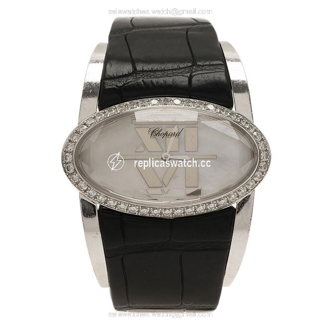 Chopard White Stainless Steel Womens Wristwatch 36mm Watch Chopard White Stainless Steel Womens Wristwatch 36mm Watch
