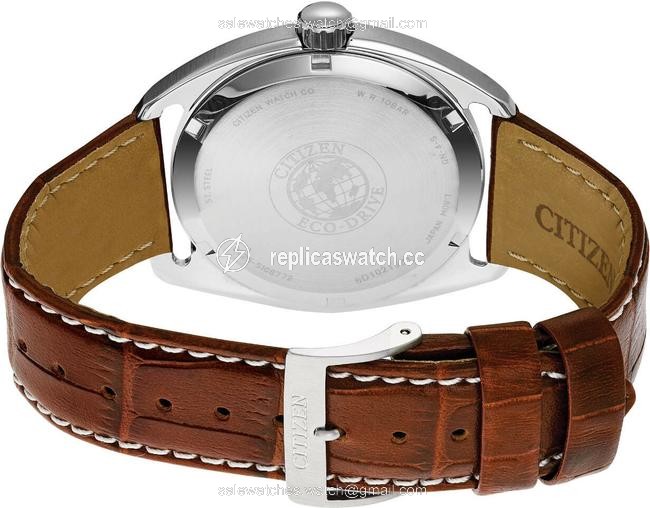 Citizen Silver/Leather Bu4010-05l Mens Paradex Watch Citizen Silver/Leather Bu4010-05l Mens Paradex Watch