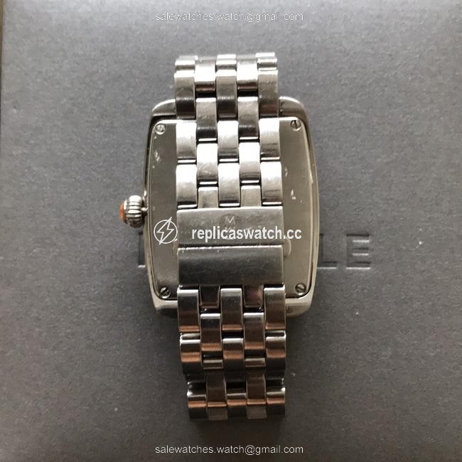 Michele Silver/ Stainless Steal Urban Diamond Watch Michele Silver/ Stainless Steal Urban Diamond Watch
