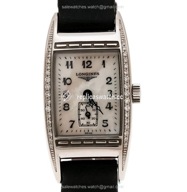 Longines Mother Of Pearl Stainless Steel Bellearti L2.194.0 Womens Wristwatch 19mm Watch Longines Mother Of Pearl Stainless Steel Bellearti L2.194.0 Womens Wristwatch 19mm Watch
