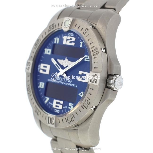 Breitling Blue E7936310 Aerospace Evo Titanium Mens Watch Breitling Blue E7936310 Aerospace Evo Titanium Mens Watch