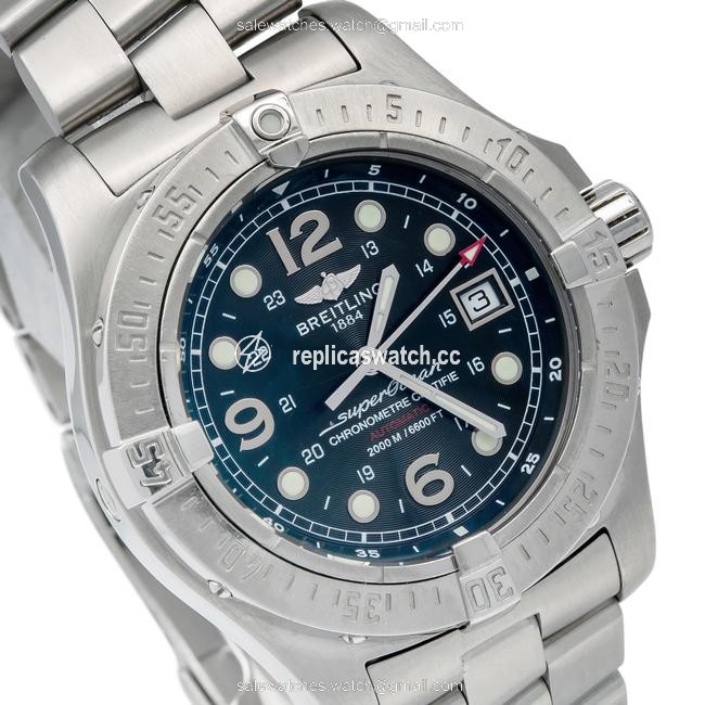 Breitling Blue Superocean Steelfish A17390 44mm Dial Watch Breitling Blue Superocean Steelfish A17390 44mm Dial Watch