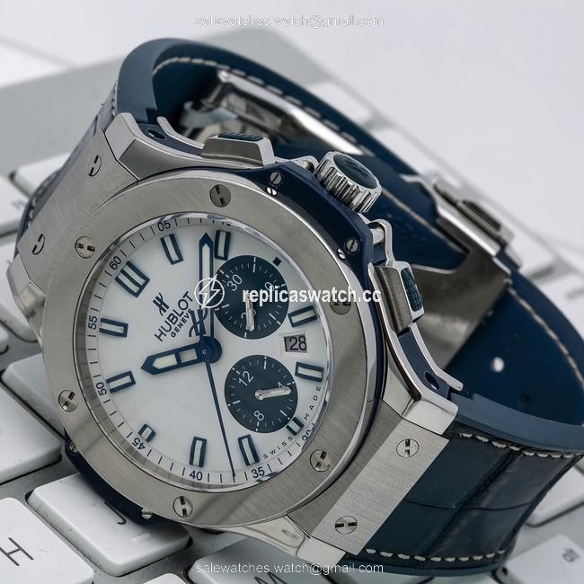 Hublot White Big Bang 301.sx.7170 44mm Dial with Leather Bracelet Watch Hublot White Big Bang 301.sx.7170 44mm Dial with Leather Bracelet Watch