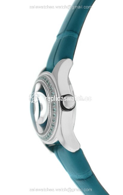 Corum Silver Bubble Mini 137.100.47/0003 Bl01 Topaz Ladies Steel 17mm Quartz Watch Corum Silver Bubble Mini 137.100.47/0003 Bl01 Topaz Ladies Steel 17mm Quartz Watch
