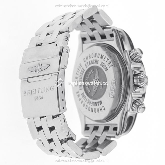 Breitling Stainless Steel Chronomat Evolution with Diamonds Watch Breitling Stainless Steel Chronomat Evolution with Diamonds Watch