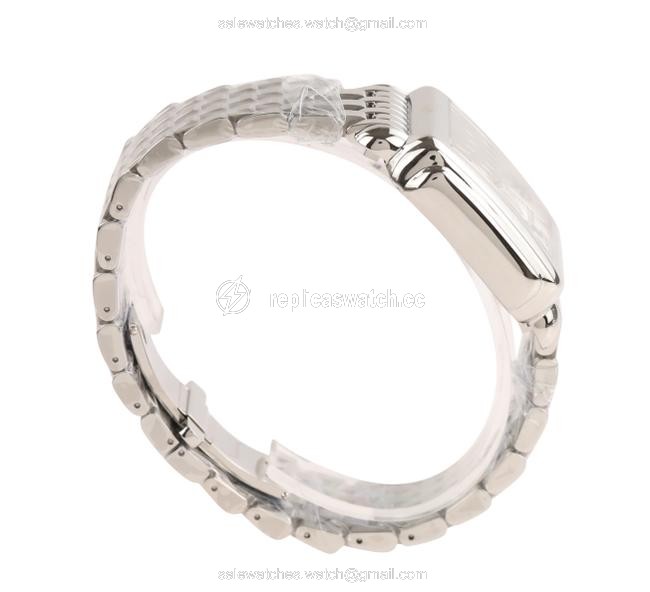 Michele Silver Deco Madison Diamond Dial Watch Michele Silver Deco Madison Diamond Dial Watch