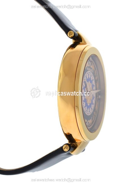Versace Gold Tone Stell New Mystique Foulard Vk601 0013 Quartz Diamond Watch Versace Gold Tone Stell New Mystique Foulard Vk601 0013 Quartz Diamond Watch