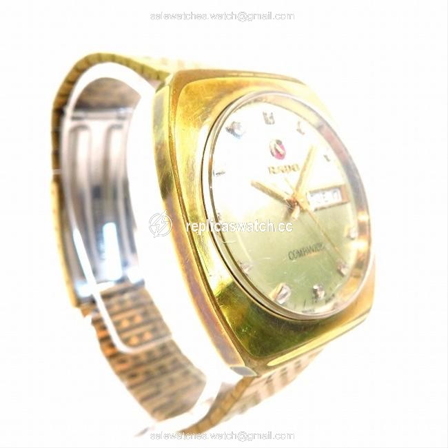 Rado Companion Self-winding Gold Day-date Men Watch Rado Companion Self-winding Gold Day-date Men Watch