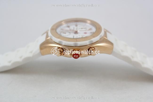 Michele Jelly White Watch Michele Jelly White Watch