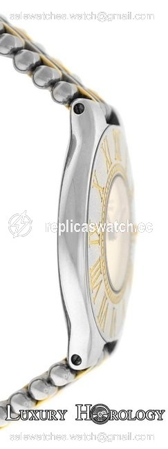 Cartier 21 Midsize 123000p Gold Steel 31mm Quartz Watch Cartier 21 Midsize 123000p Gold Steel 31mm Quartz Watch