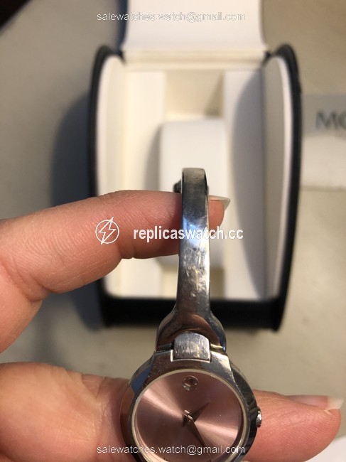 Movado Silver/Baby Pink Museum Watch Movado Silver/Baby Pink Museum Watch