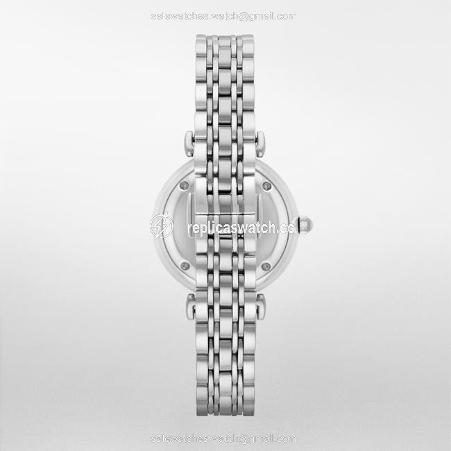 Emporio Armani Silver Classic Stainless Steel Womens Ar1925 Watch Emporio Armani Silver Classic Stainless Steel Womens Ar1925 Watch