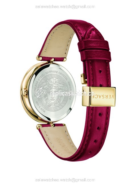 Versace Red & Gold Palazzo Empire Watch Versace Red & Gold Palazzo Empire Watch