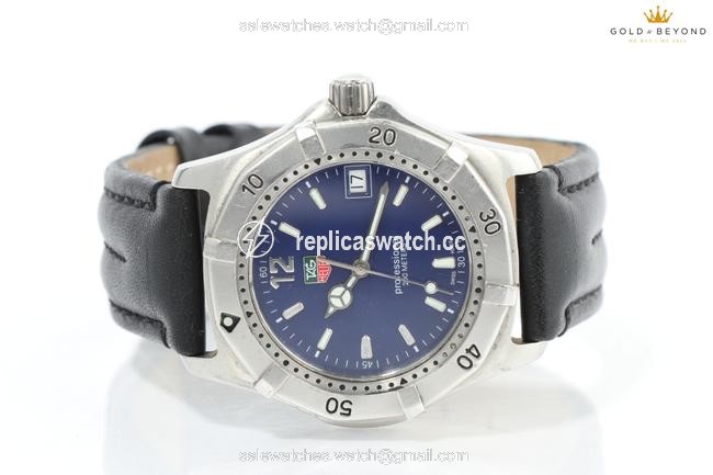 TAG Heuer Blue/ Steel Professional 200m Wk1113 Watch TAG Heuer Blue/ Steel Professional 200m Wk1113 Watch
