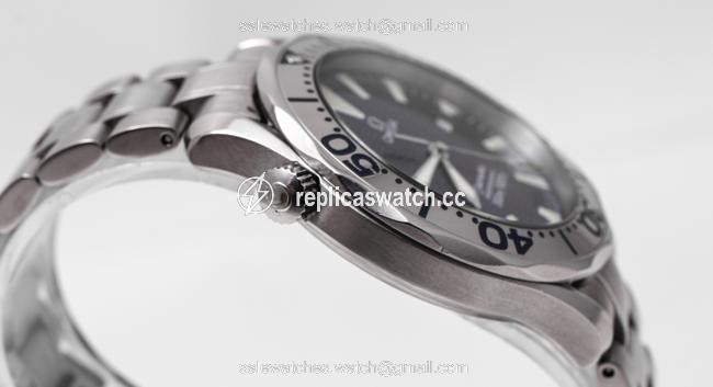 Omega Stainless Steel/Blue Seamaster Professional Watch Omega Stainless Steel/Blue Seamaster Professional Watch