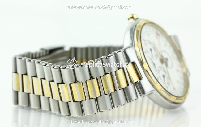 Longines Gold Tone and Stainless Steel Vintage Conquest Master Collectiontwo Watch Longines Gold Tone and Stainless Steel Vintage Conquest Master Collectiontwo Watch