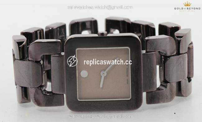 Movado Brown 29mm Luma Square 33.3.36.1183 Watch Movado Brown 29mm Luma Square 33.3.36.1183 Watch