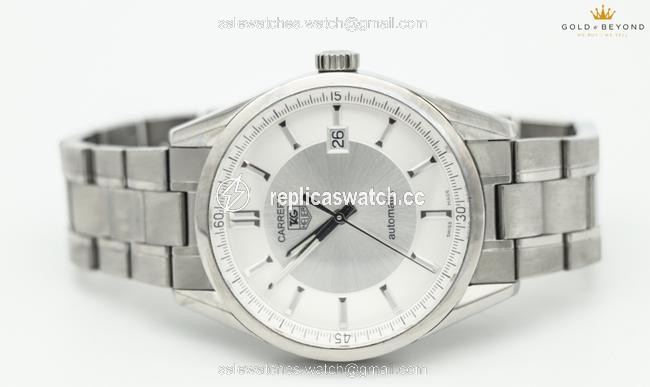 TAG Heuer Silver/ Steel Carrera Wv211a Watch TAG Heuer Silver/ Steel Carrera Wv211a Watch