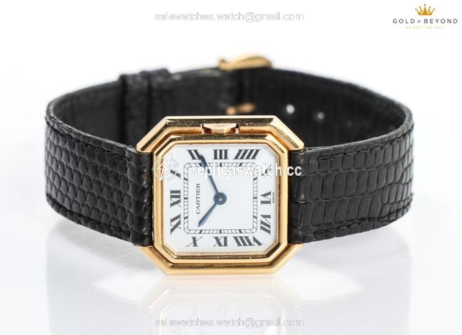 Cartier Gold/Black Ceinture 18k 7809 Watch Cartier Gold/Black Ceinture 18k 7809 Watch