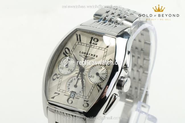 Longines Stainless Steel Rare Vintage Evidenza Efco Chronograph Watch Longines Stainless Steel Rare Vintage Evidenza Efco Chronograph Watch