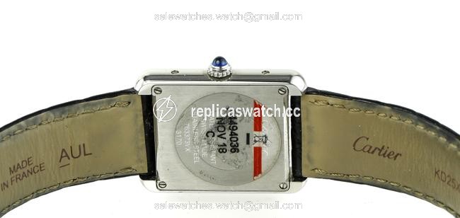 Cartier Stainless Steel Solo Tank 3170 Watch Cartier Stainless Steel Solo Tank 3170 Watch