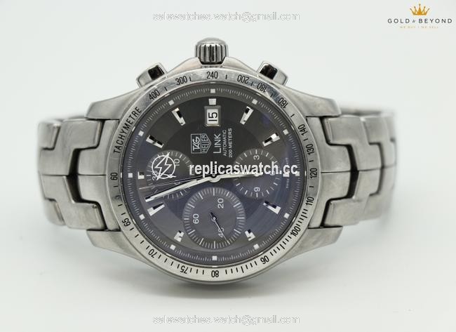 TAG Heuer Gray/ Steel Link Calibre 16 Cjf2115.ba0594 Watch TAG Heuer Gray/ Steel Link Calibre 16 Cjf2115.ba0594 Watch