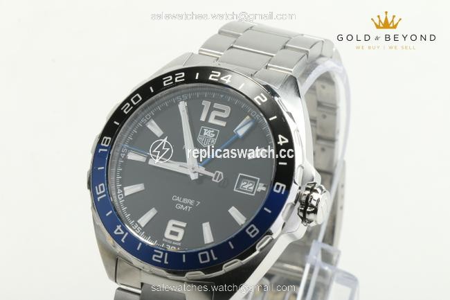 TAG Heuer Black/Blue/Steel 41mm Formula 1 Waz211a Watch TAG Heuer Black/Blue/Steel 41mm Formula 1 Waz211a Watch