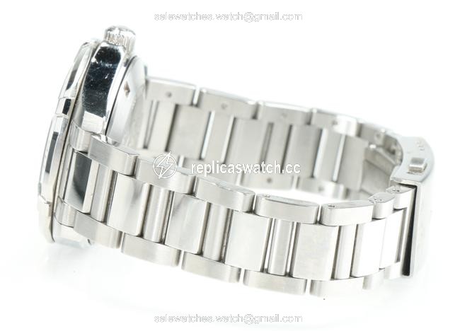TAG Heuer Silver/Black Stainless Aquaracer Wristwatch Watch TAG Heuer Silver/Black Stainless Aquaracer Wristwatch Watch