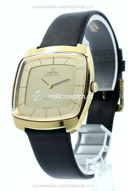Omega Gold Vintage Deville Plated Steel 36mm Mens Ref Watch Omega Gold Vintage Deville Plated Steel 36mm Mens Ref Watch