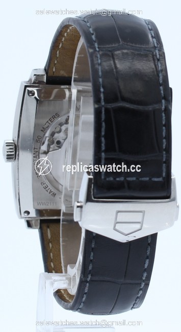 TAG Heuer Blue Monaco Stainless Steel Calibre 6 Dial Watch TAG Heuer Blue Monaco Stainless Steel Calibre 6 Dial Watch
