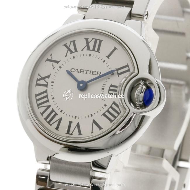 Cartier W69010z4 Baron Blue 28mm Stainless Steel Ss Ladies Watch Cartier W69010z4 Baron Blue 28mm Stainless Steel Ss Ladies Watch
