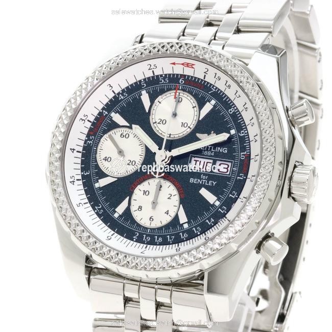 Breitling A13362 Bentley Stainless Steel Mens Watch Breitling A13362 Bentley Stainless Steel Mens Watch
