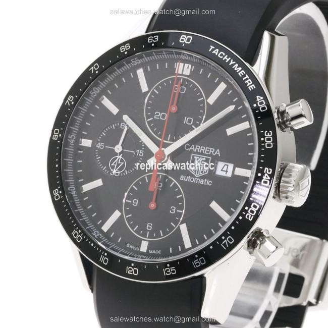 TAG Heuer Cv2014-2 Carrera Stainless Steel Rubber Men Watch TAG Heuer Cv2014-2 Carrera Stainless Steel Rubber Men Watch