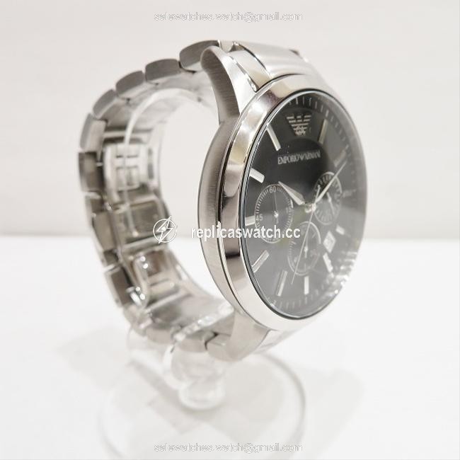 Emporio Armani Classic Collection Chronograph Ar2434 Quartz Mens Watch Emporio Armani Classic Collection Chronograph Ar2434 Quartz Mens Watch