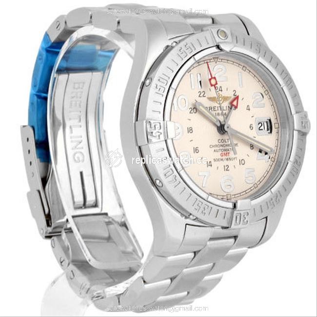 Breitling Colt Gmt Stainless Steel Mens Silver Dial A311g67prs Watch Breitling Colt Gmt Stainless Steel Mens Silver Dial A311g67prs Watch