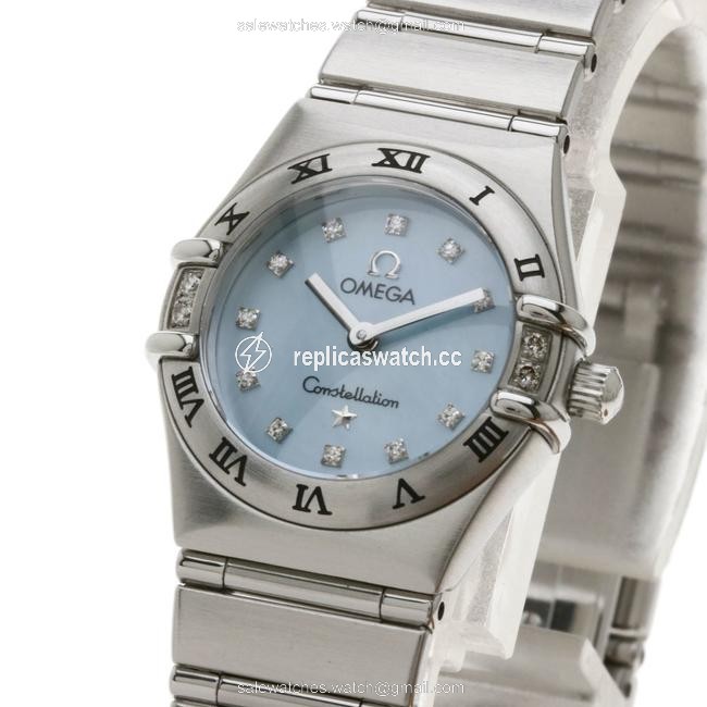 Omega Constellation 12p Diamond Stainless Steel Ss Ladies Watch Omega Constellation 12p Diamond Stainless Steel Ss Ladies Watch