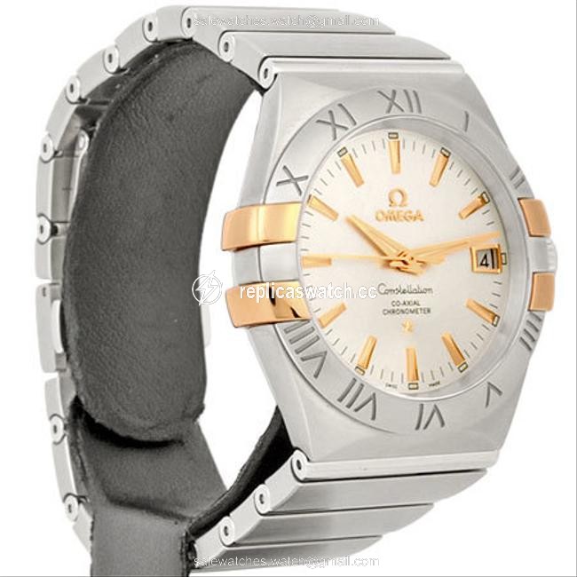 Omega Constellation Co-axial Stainless Steel K18rg Mens Winding Back Scale Silver Dial 123.20.35.20.02.003 Watch Omega Constellation Co-axial Stainless Steel K18rg Mens Winding Back Scale Silver Dial 123.20.35.20.02.003 Watch
