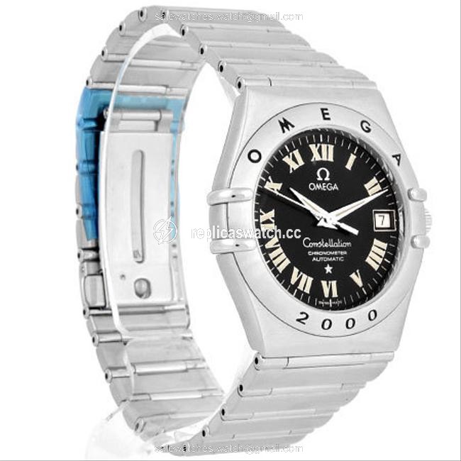 Omega Constellation Millennium Stainless Steel Mens Black Dial 1504.50 2000 Limited Watch Omega Constellation Millennium Stainless Steel Mens Black Dial 1504.50 2000 Limited Watch