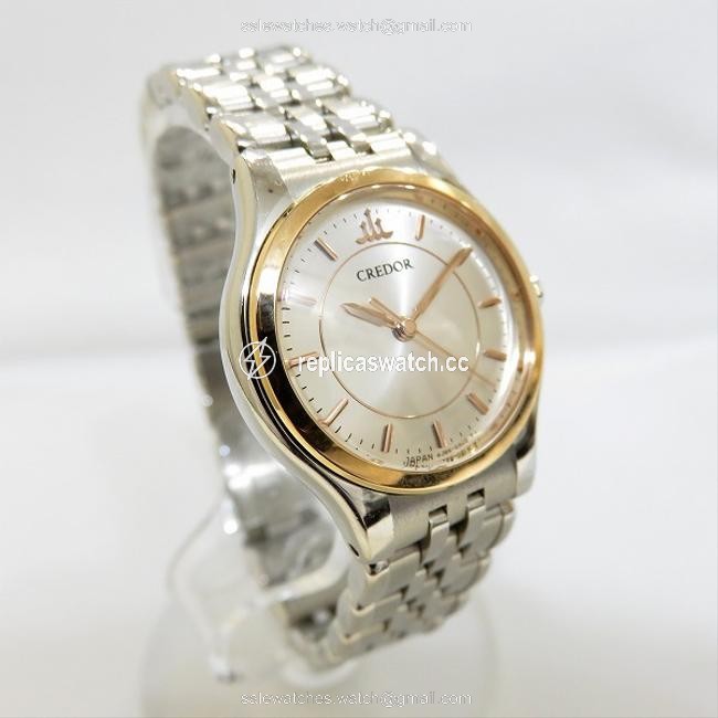Seiko Credor 4j85-0a20 Ladies Quartz Silver Dial Watch Seiko Credor 4j85-0a20 Ladies Quartz Silver Dial Watch