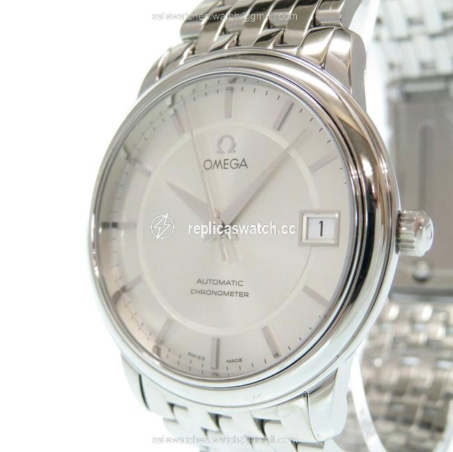 Omega Devil Prestige 4500.31 Stainless Steel Silver Dial Mens Watch Omega Devil Prestige 4500.31 Stainless Steel Silver Dial Mens Watch
