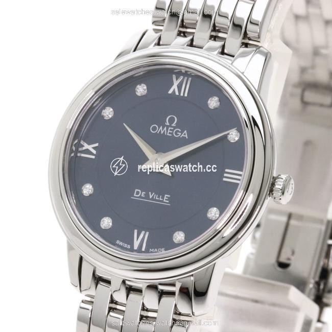 Omega 424.10.27.60.53.001 Devil Prestige 8p Diamond Stainless Steel Ladies Watch Omega 424.10.27.60.53.001 Devil Prestige 8p Diamond Stainless Steel Ladies Watch