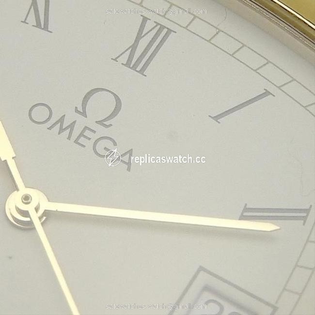 Omega Gold / Silver Genuine Deville Mens Quartz Wrist Watch Omega Gold / Silver Genuine Deville Mens Quartz Wrist Watch