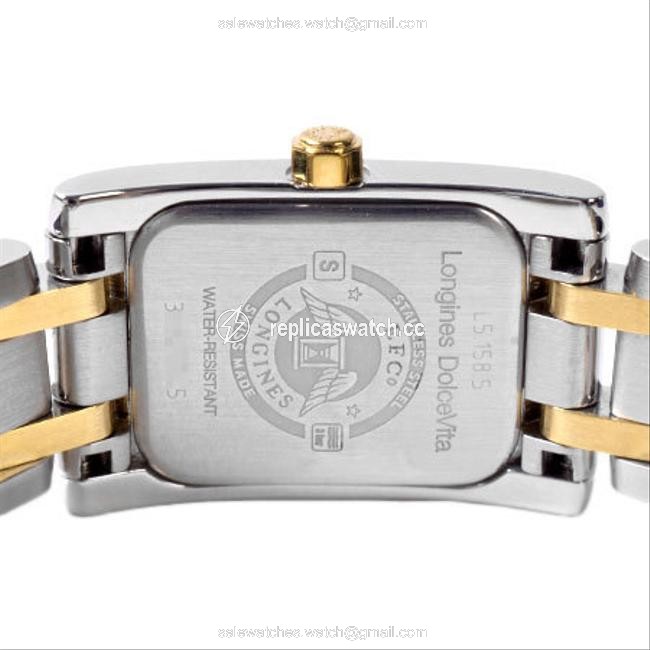 Longines Dolce Vita Ladies Yellow Pvd Quartz White Dial L5.158.5.28.7 Watch Longines Dolce Vita Ladies Yellow Pvd Quartz White Dial L5.158.5.28.7 Watch