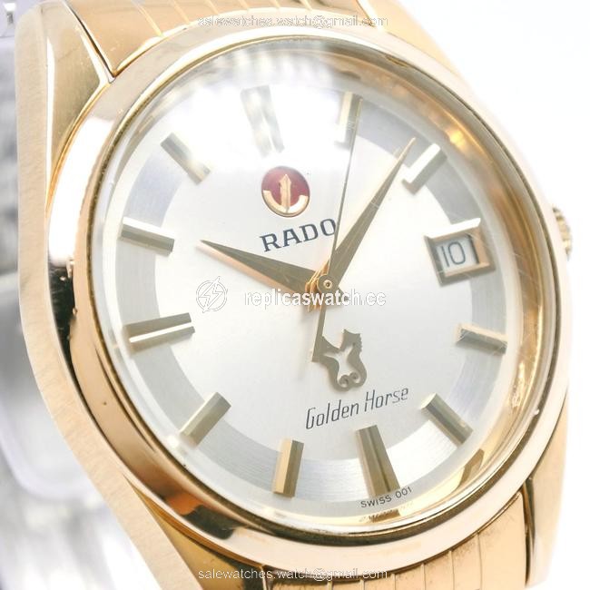 Rado Golden Hose 633.3649.2 Stainless Steel Gp Gold Self-winding Mens Silver Dial Watch Rado Golden Hose 633.3649.2 Stainless Steel Gp Gold Self-winding Mens Silver Dial Watch